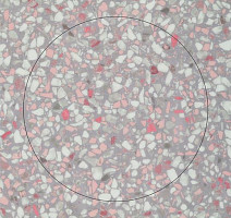 Кварцвиниловые полы Forbo Allura Material 63588DR7 pink terrazzo circle фото 1 | FLOORDEALER